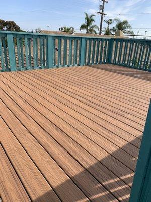 Composite deck.