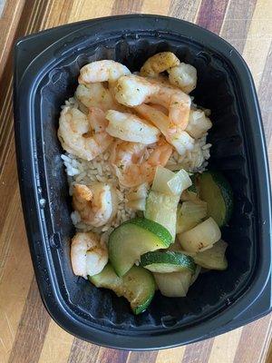 Hibachi shrimp - a great lunch!