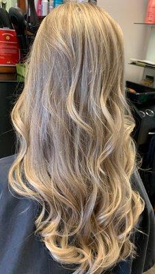 Blond highlights