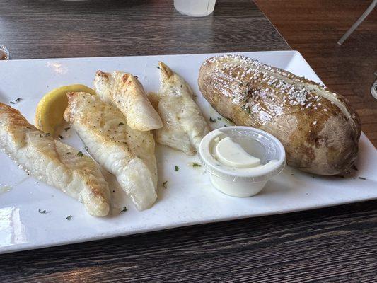 Grilled Cod Dinner