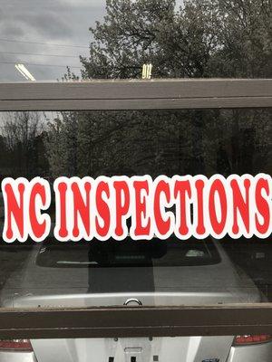 Officially Licensed North Carolina Inspection Station