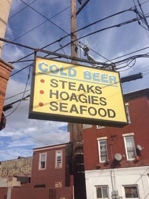 Cold Beer: Steaks, Hoagies, Seafood