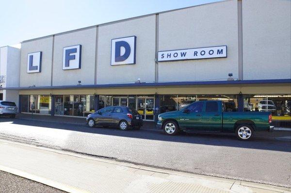 Free Parking directly across the street when you shop at LFD