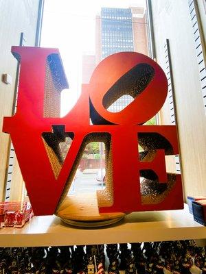 Independence Visitor Center Store: LOVE sign