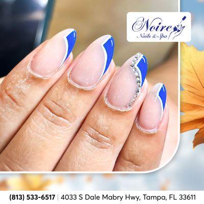 Bold colors, elegant designs, and a dash of magic! 
Let us create nail art that speaks YOU!  
Secure your spot now and flaunt those fab