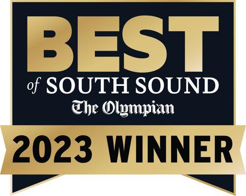 Thanks for voting us Best Roofing Company of South Sound 2023 and 2022