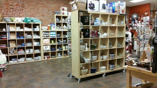 More ceramics, as seen from the back, and other items.