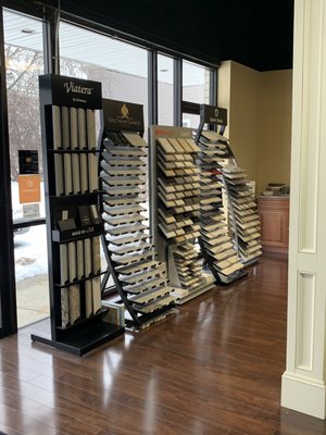 Our interior showroom to show you a variety of granite and marble countertop choices.