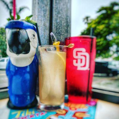 Amazing tiki drinks! Great outdoor. Dog friendly!!