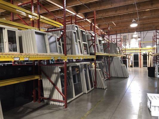 Huge selection of skylights, windows and doors...great prices as well!