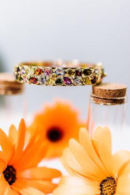 doesn't this bangle give you major #springvibes _______ At #woodleysjewelers, we're excited to showcase our designs inspired by the