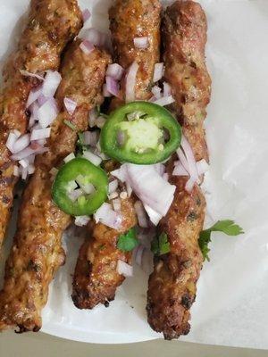 Lamb Seekh Kebabs