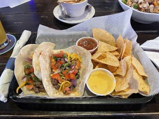 Beef Fajitas are the lunch special for Tuesday