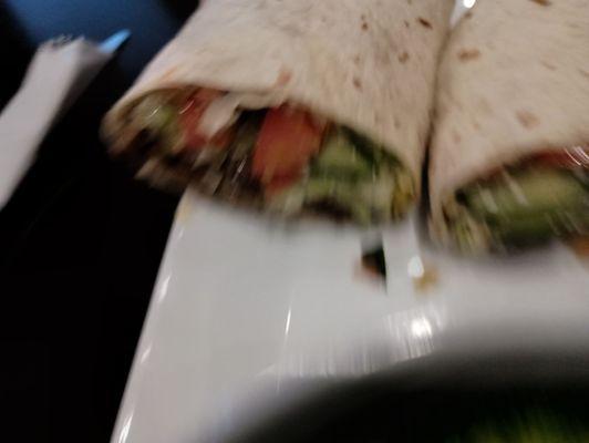 Delicious Greek burrito