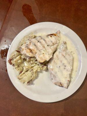 Chicken w/ potatoes and Southwestern Cream Sauce