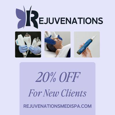 20% OFF for All New Clients