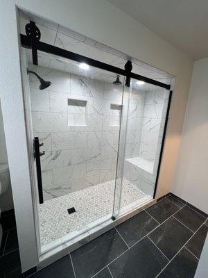 Shower remodel completed