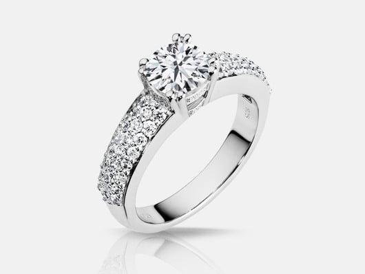 Wimbledon from Chicago engagement rings collection