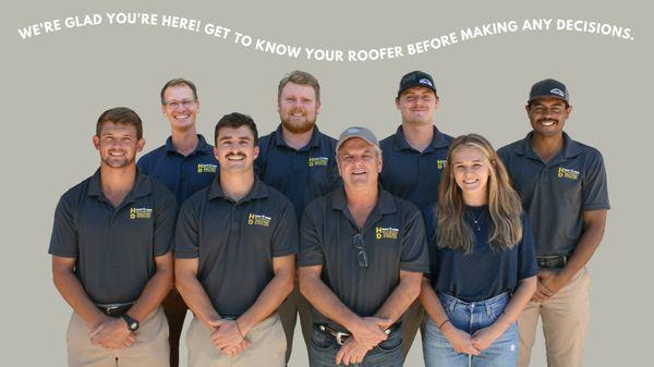 MEET THE HD TEAM! Schedule a FREE roofing inspection with one of our trusted professionals today!