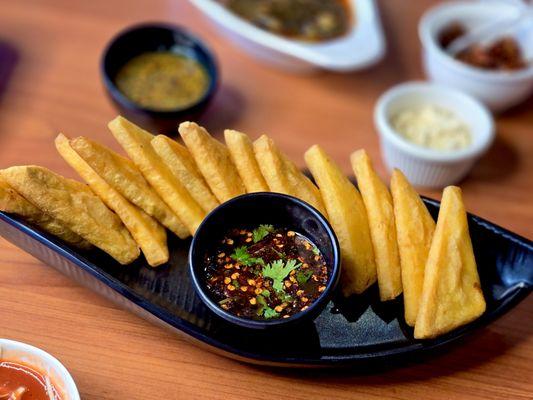 Fried Yellow Soft Tofu