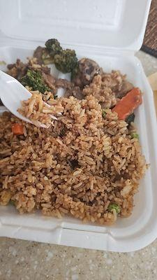 Spoiled fried rice