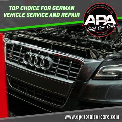 We service European cars and SUV's as well