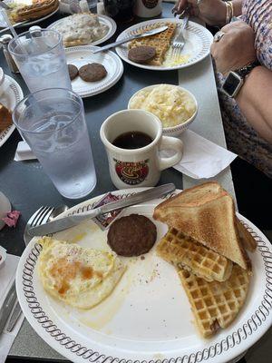 The Allstar is all we ever order at Waffle House. We share and can't eat it all.