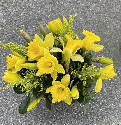 Refreshing Daffodil arrangement