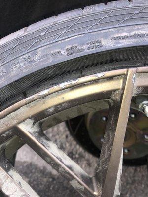 Damaged Wheel