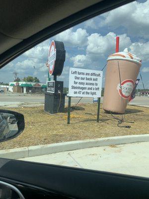 Next to my gas station