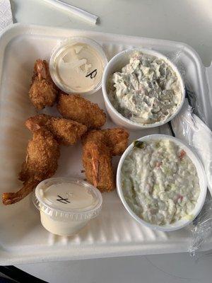 Fried Shrimp (6) & 2 Sides