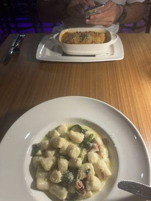 Seasonal gnocchi & lasagna