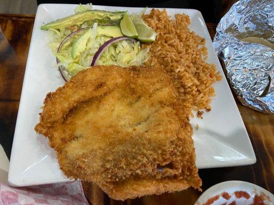 chicken milanesa