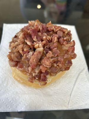 Maple bacon donut