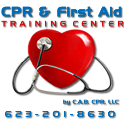 C.A.B. CPR Logo and Phone