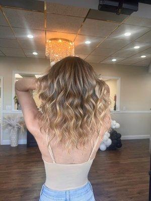 Balayage done by stylist Casey