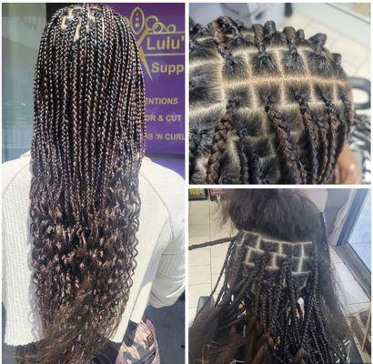 Knotless Braids waist length