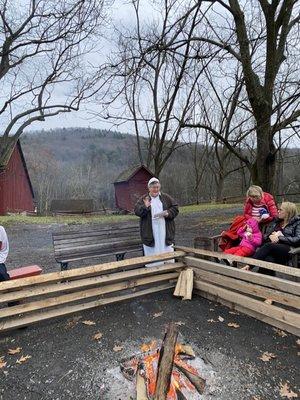 Historical farm history presentation