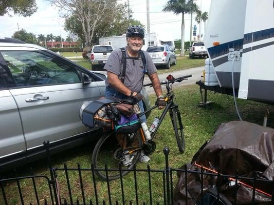 My Specialized Crosstrails bought at Bikeland in the Woodlands. I just finished riding it from Florida City to Key West last week.