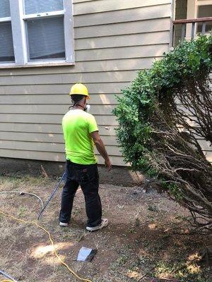 A siding and painting project in NE Portland!