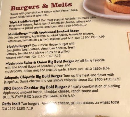 Burgers & Melts