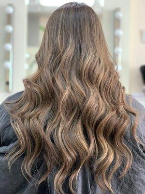 Balayage ash brown by Christine