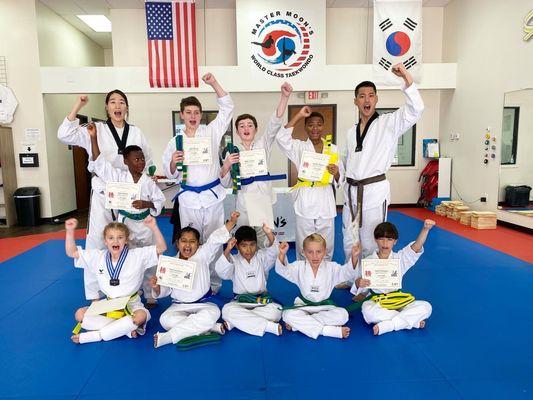 Congratulations to all the June belt testing candidates!