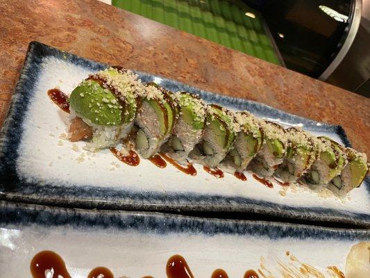 Caterpillar Roll (eel + cucumber)