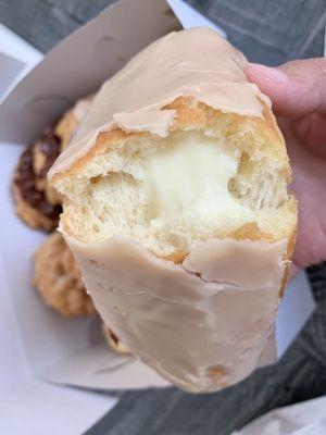 Cream filled maple bar ... delish!