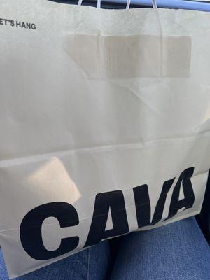 CAVA bag