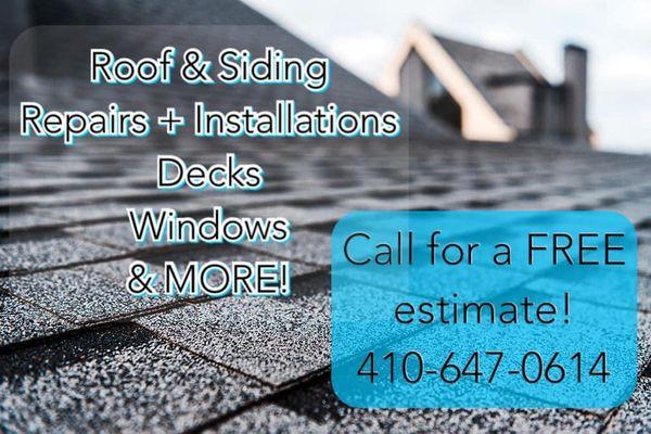 Call today! (410)-647-0614