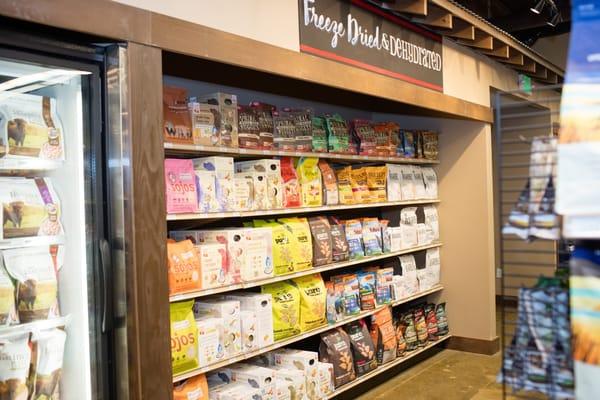 We have a large selection of freeze dried and dehydrated diets. It is a fast healthy choice for your pets.