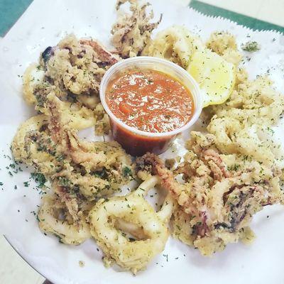 Fried calamari