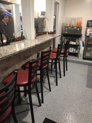 5 Barstool seating